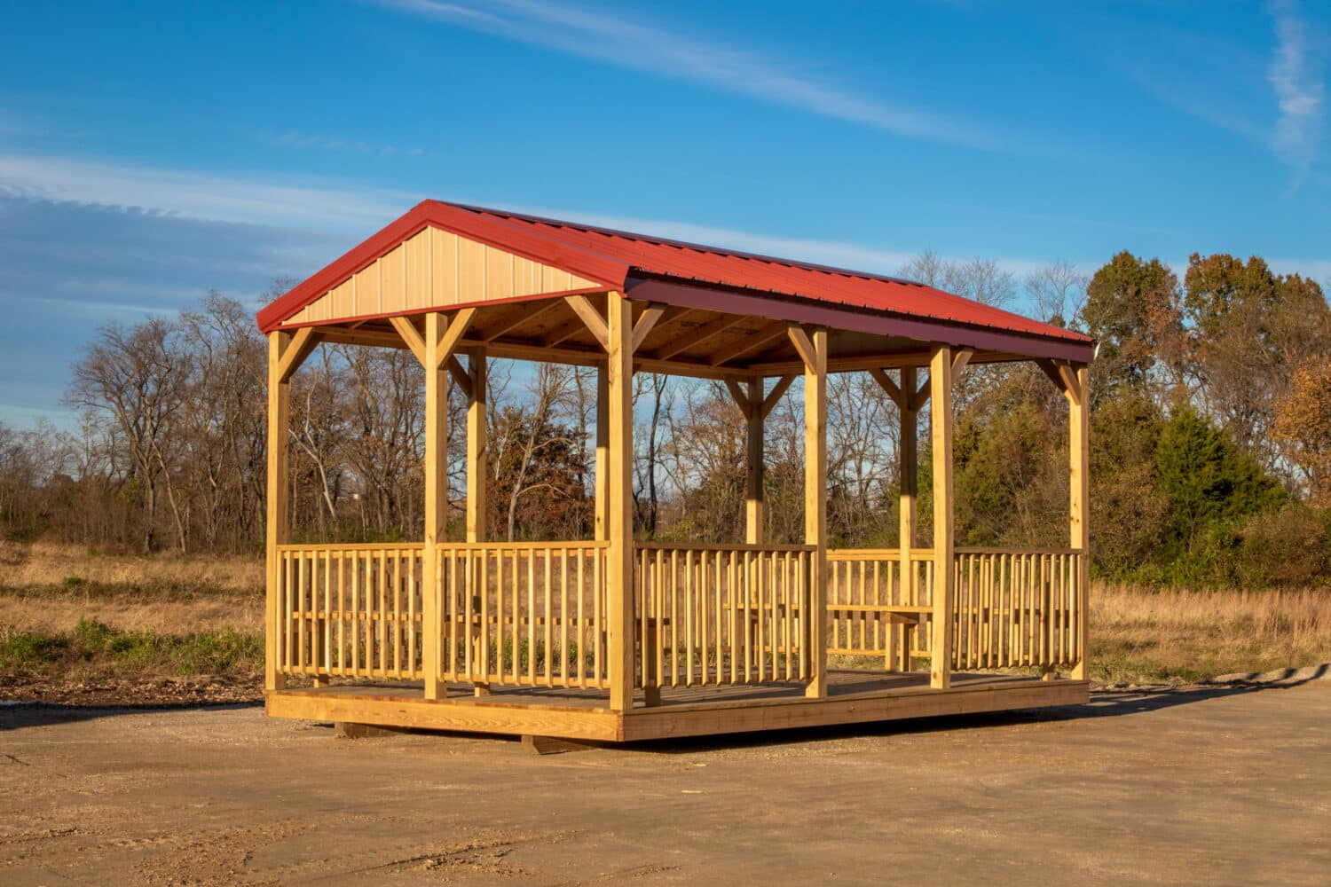 10x16 pavilion for outdoor living in versailles