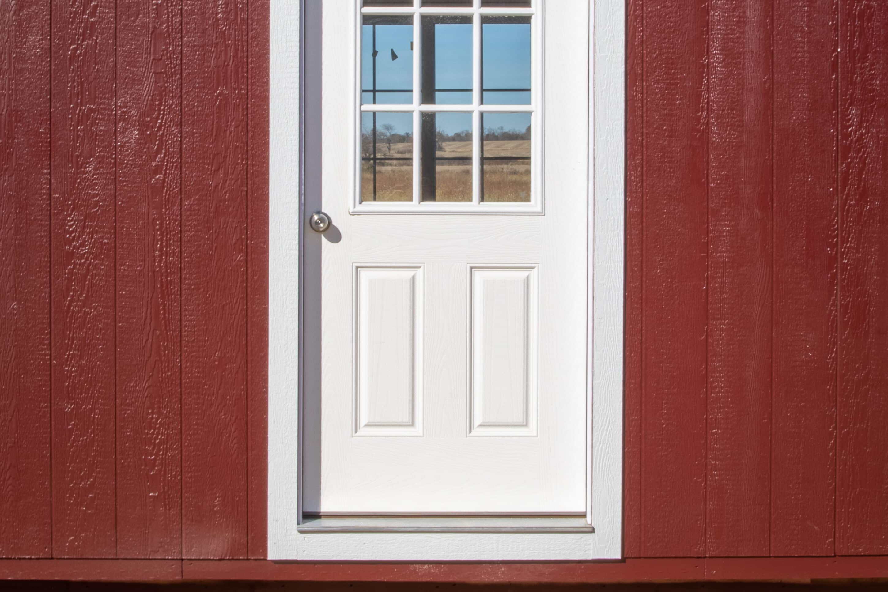 36 inswing door of customizable sheds