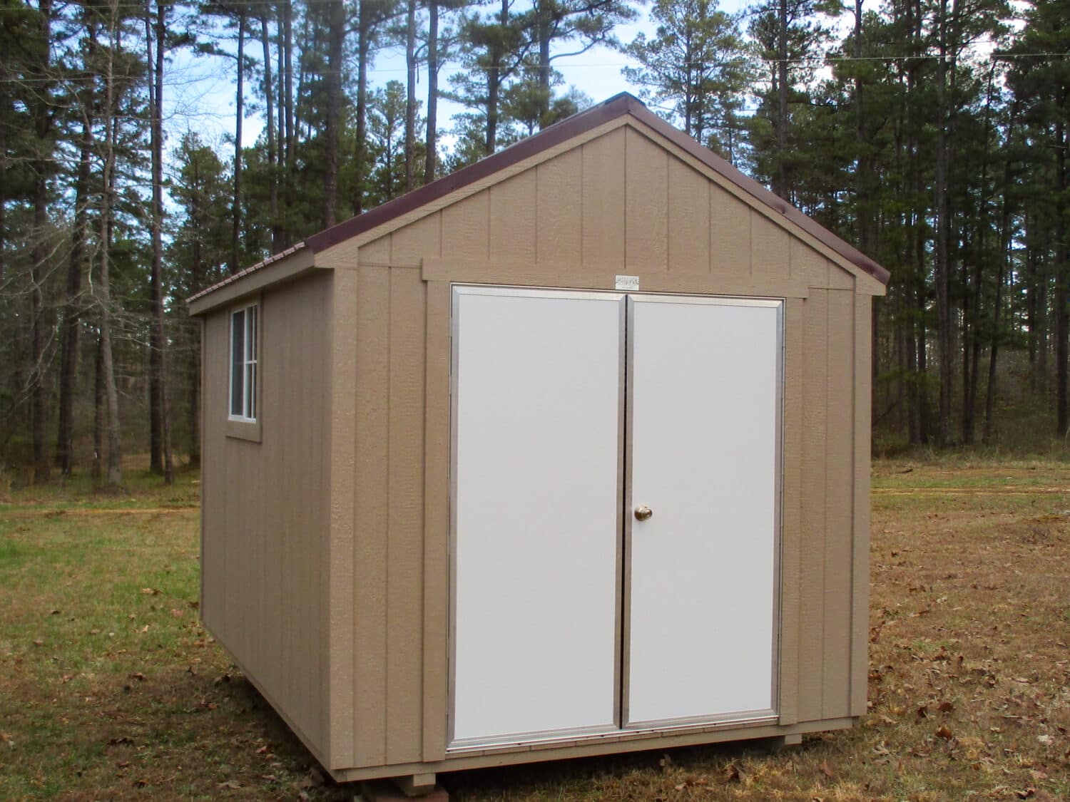 double door utility shed