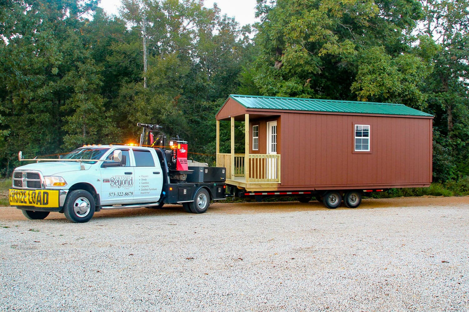 small cabin delivery