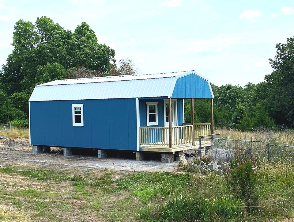 12x32 high barn cabin