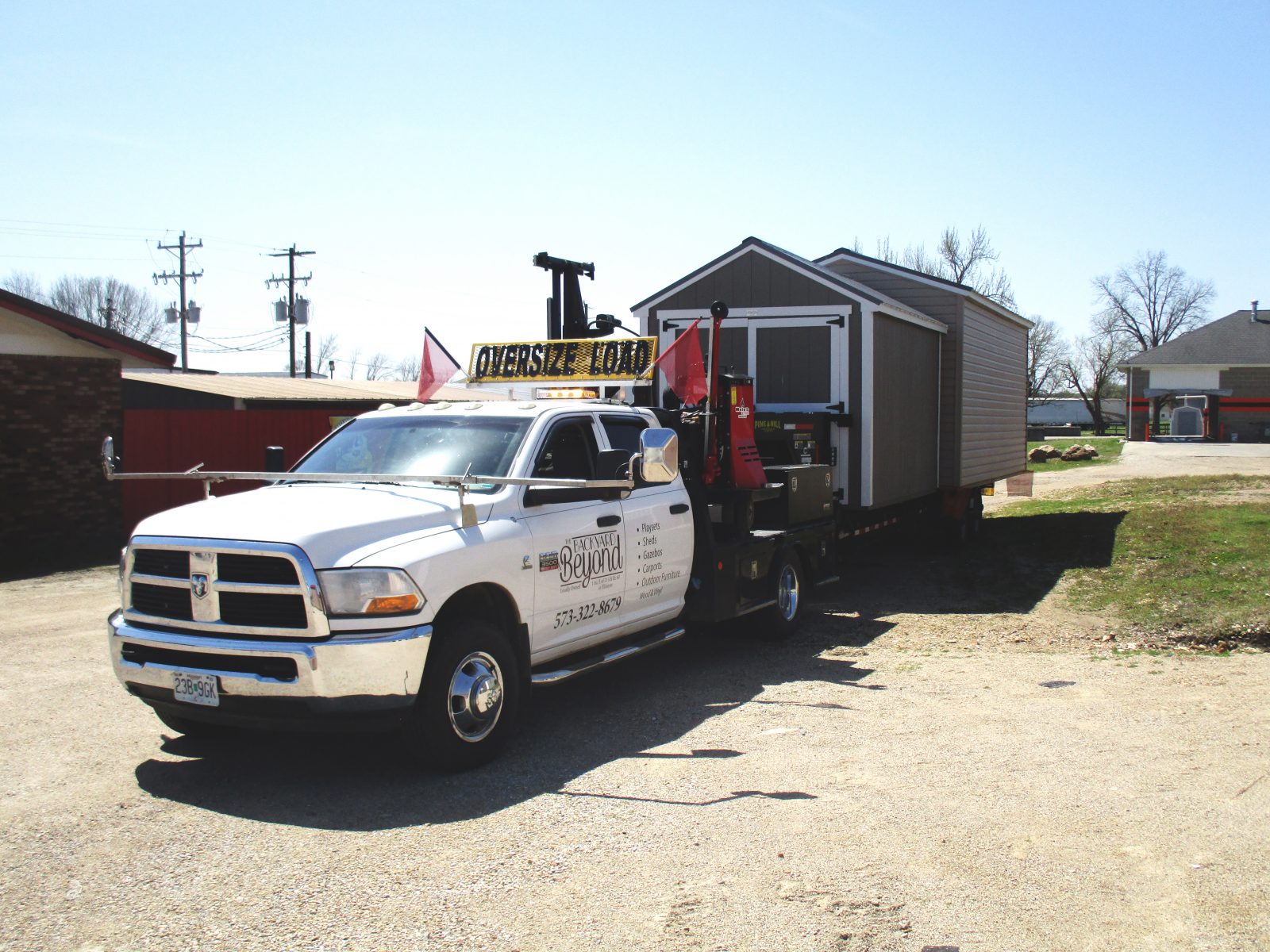 10x20 portable garage delivery