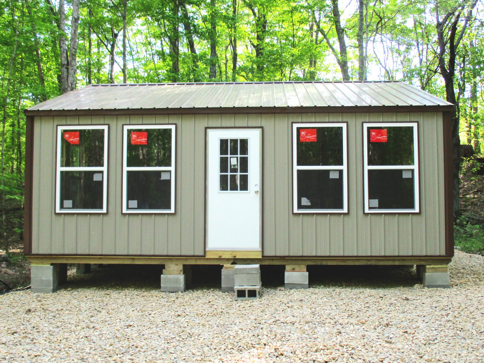 side lofted cabin