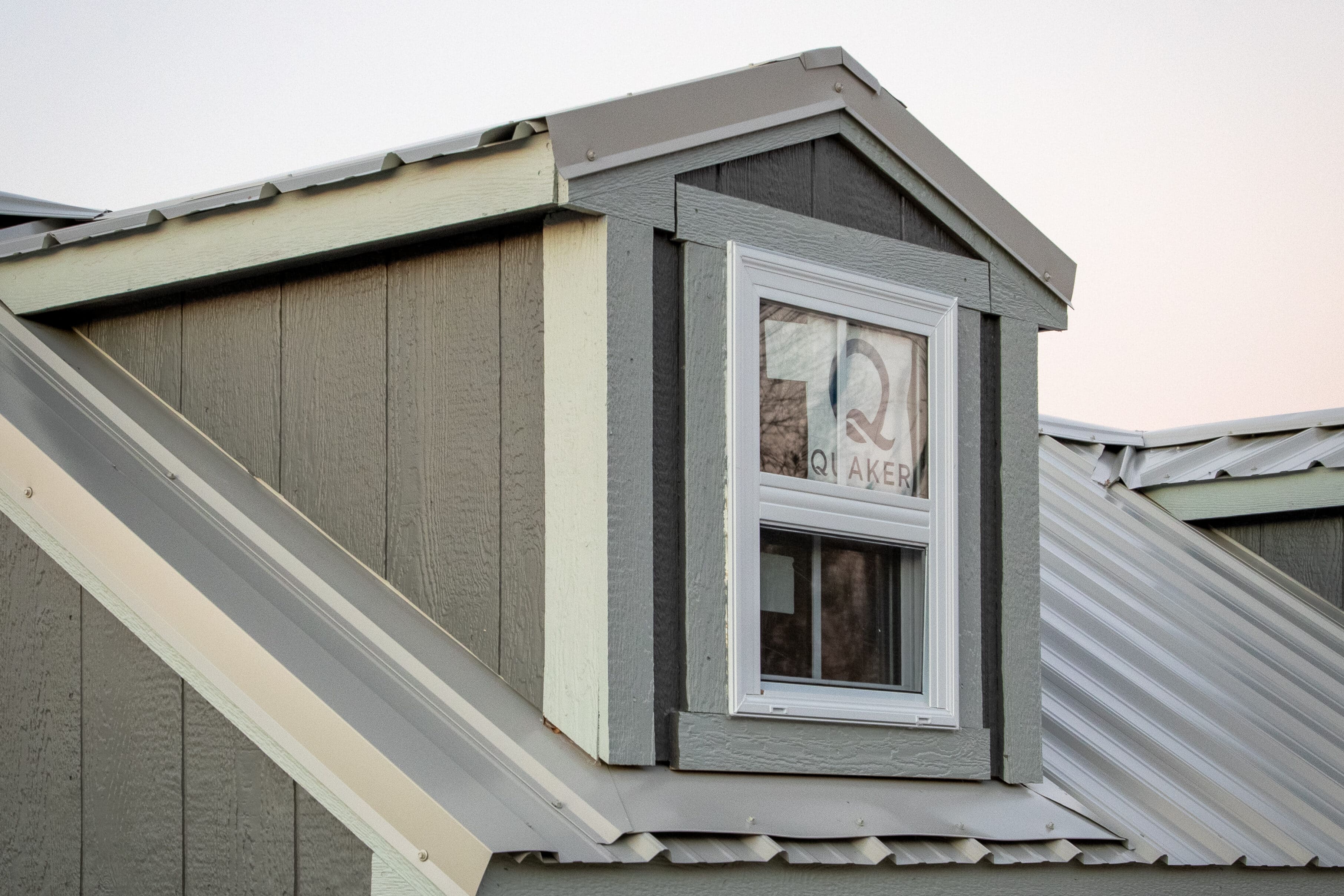 reversed gable customizable sheds