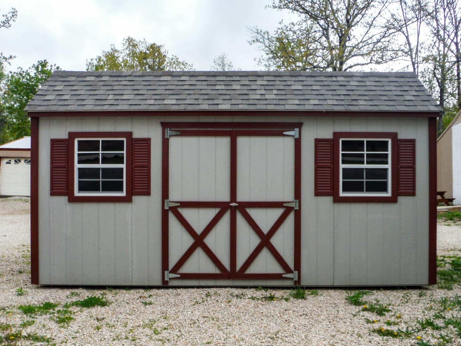 side utility shed in marshal missouri