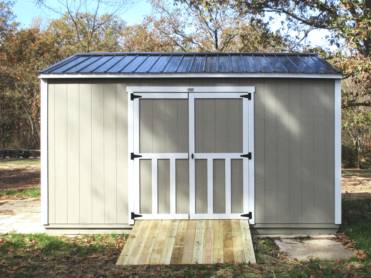 side utility shed with ramp rolla missouri