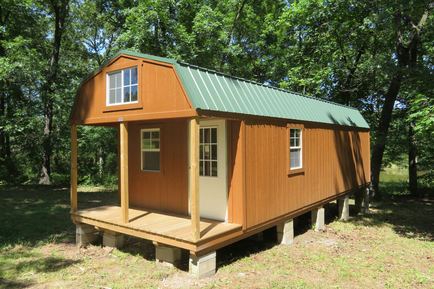 small lofted cabin